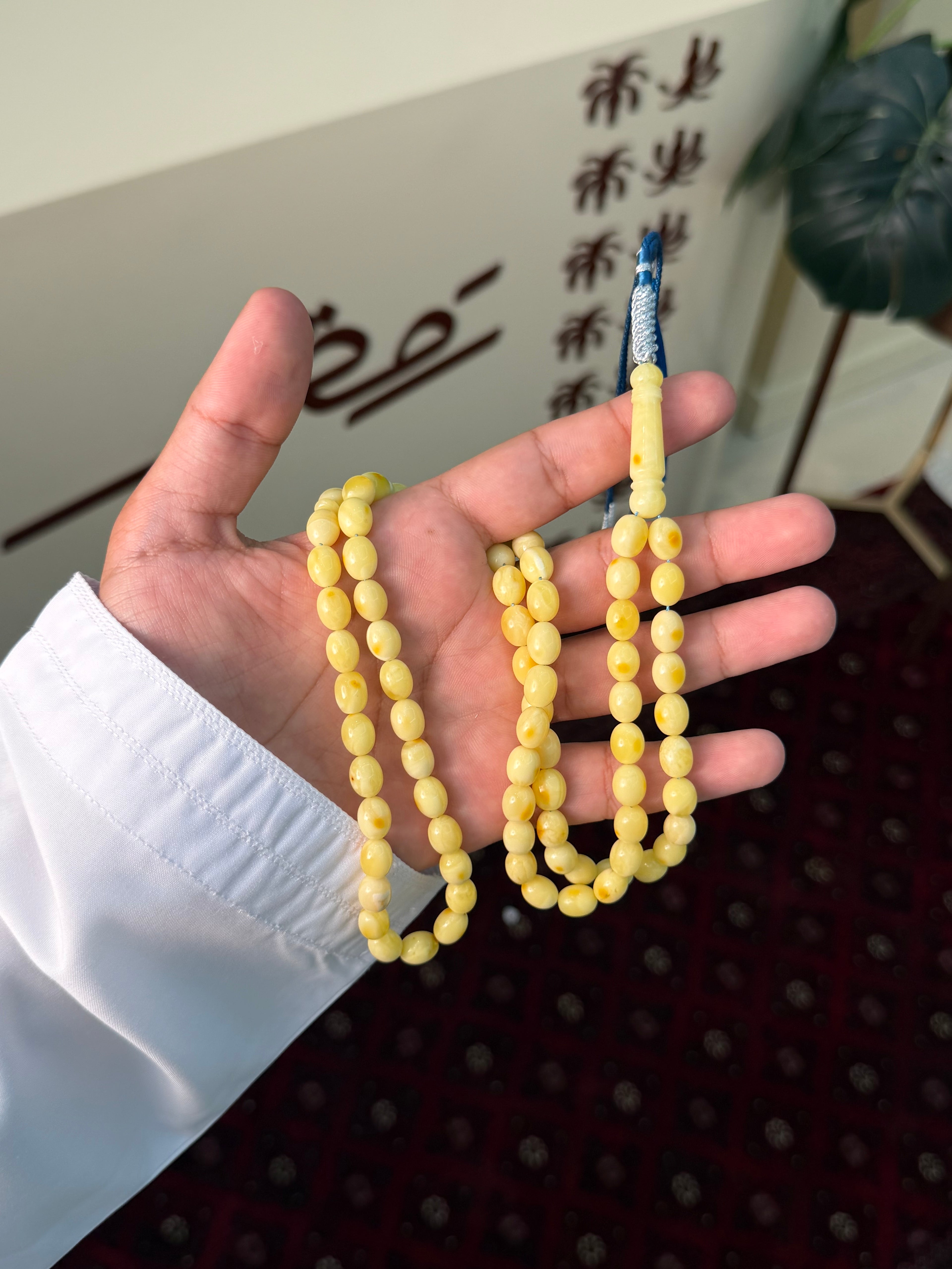 كهرمان طبيعي بيض حمام