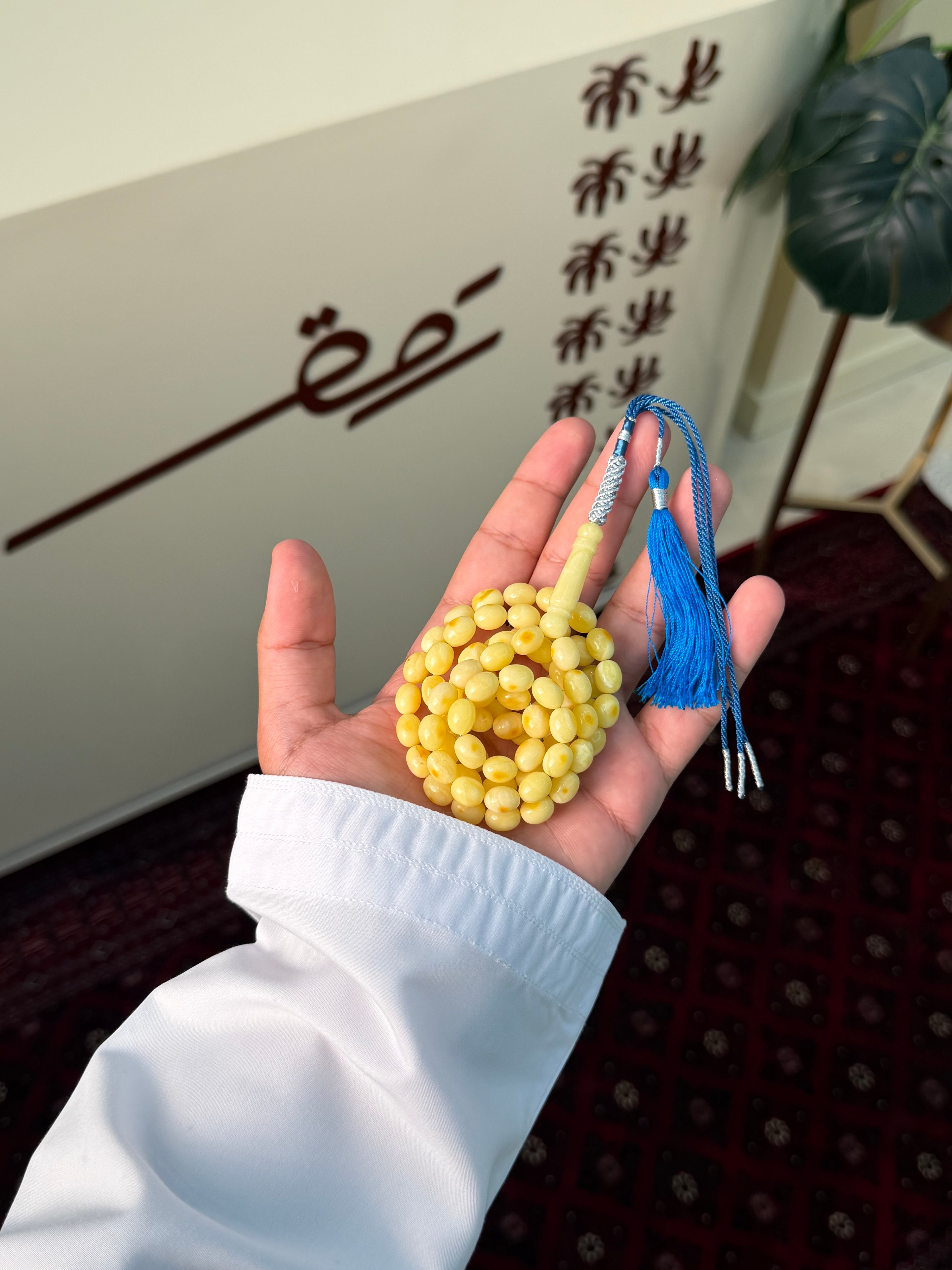 كهرمان طبيعي بيض حمام